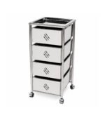 SKB Brand 4 Layer Stainless Steel Boxed Vegetable Rack for kitchen storage Durable 4 tier stainless steel boxed vegetable rack by SKB Brand SKB 4 layer stainless steel rack filled with fresh vegetables and fruits Premium stainless steel mesh boxed basket design of SKB 4 layer vegetable rack Dimensions and structure of SKB 4 layer stainless steel kitchen organizer rack