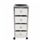 SKB Brand 4 Layer Stainless Steel Boxed Vegetable Rack for kitchen storage Durable 4 tier stainless steel boxed vegetable rack by SKB Brand SKB 4 layer stainless steel rack filled with fresh vegetables and fruits Premium stainless steel mesh boxed basket design of SKB 4 layer vegetable rack Dimensions and structure of SKB 4 layer stainless steel kitchen organizer rack