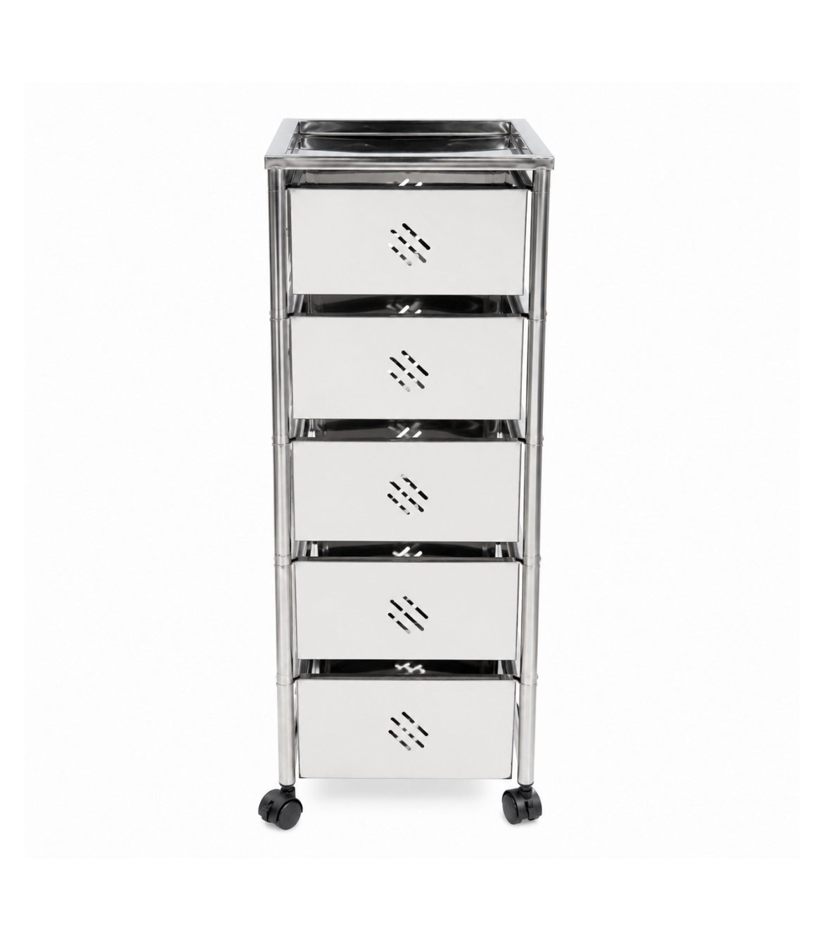 SKB Brand 5 Layer Stainless Steel Boxed Vegetable Rack for kitchen storage Durable 5 tier stainless steel boxed vegetable rack by SKB Brand SKB 5 layer stainless steel rack filled with fresh vegetables and fruits Premium stainless steel mesh boxed basket design of SKB 5 layer vegetable rack Dimensions and structure of SKB 5 layer stainless steel kitchen organizer rack