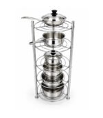 Kitchen Storage Organizer Pot Stand Rack Kitchen Shelf Organizer Heavy Duty Kitchen Rack SKB Kitchen Organizer